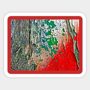 Cartoon Tree Bark Sticker